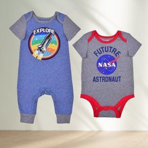 NASA Onesie Sleepwear Romper Set